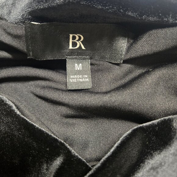 BANANA REPUBLIC Blaire Velvet One-Shoulder Midi Cocktail Dress #817295 - BERRY - Picture 4 of 7